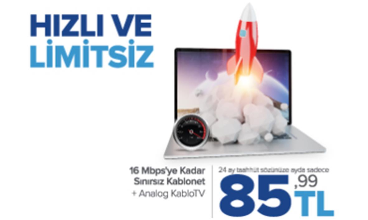 Kablonet Hızlı ve Limitsiz Kampanyası